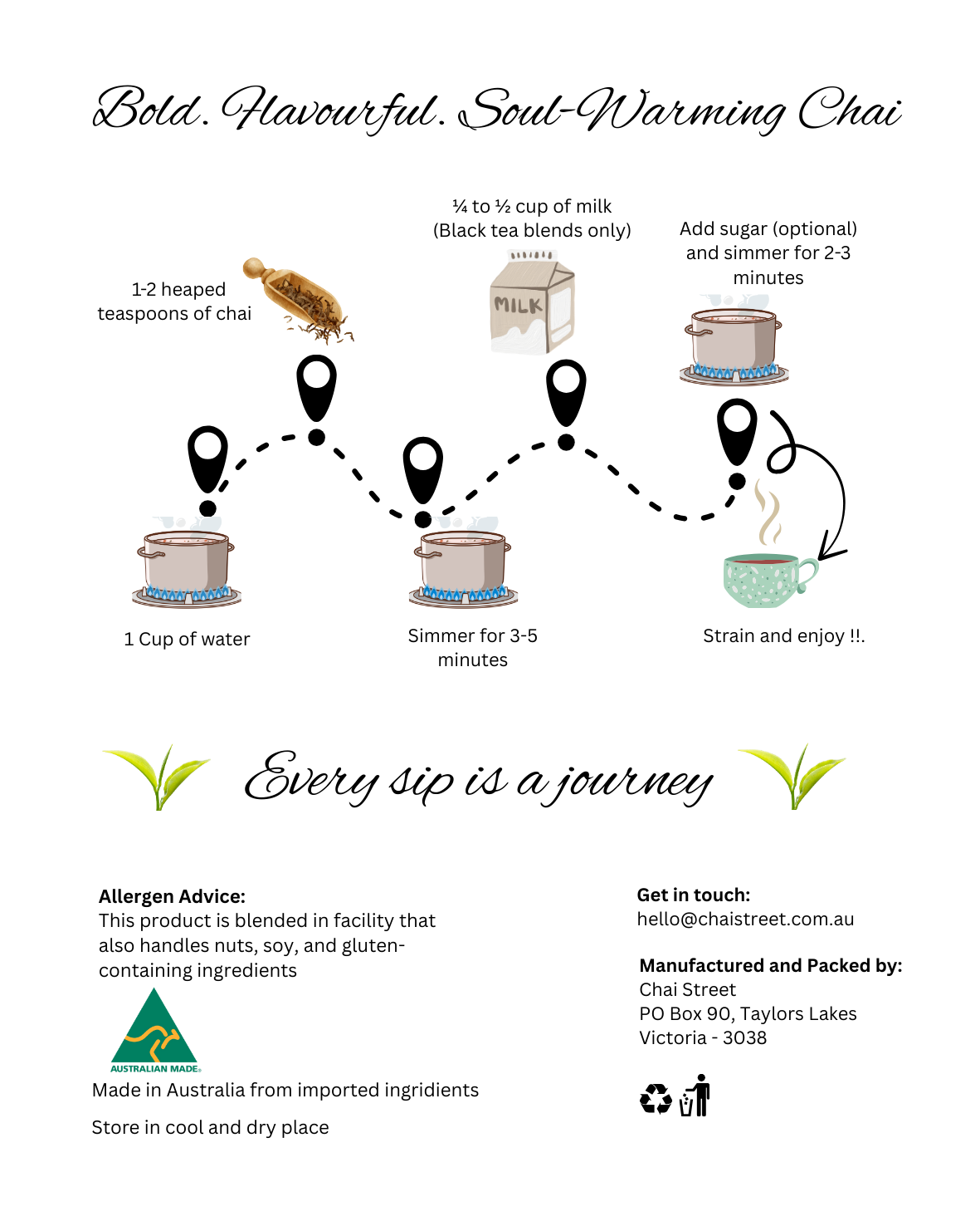 Masala Chai – The Art of Spiced Elegance